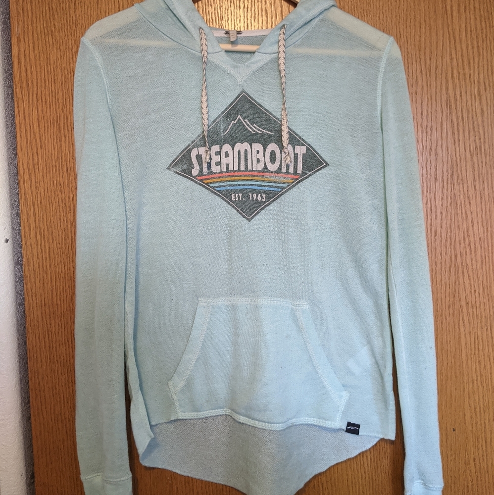 Steamboat green pullover